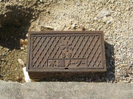 水道のメーターボックス（3号） 水道,メーター,ボックスの写真素材