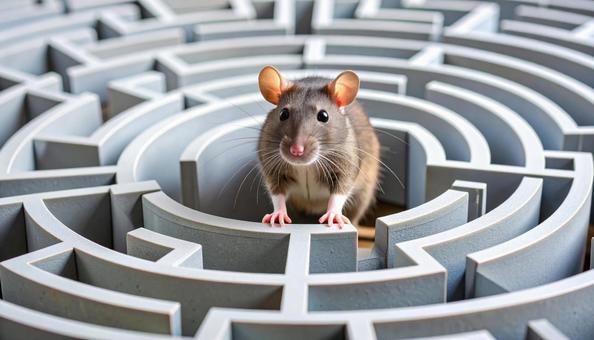 分岐点に立つ者の写真