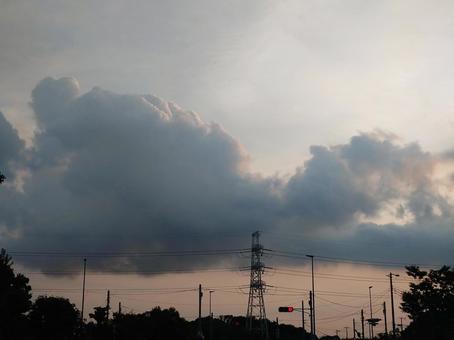 雨雲 雨雲の写真