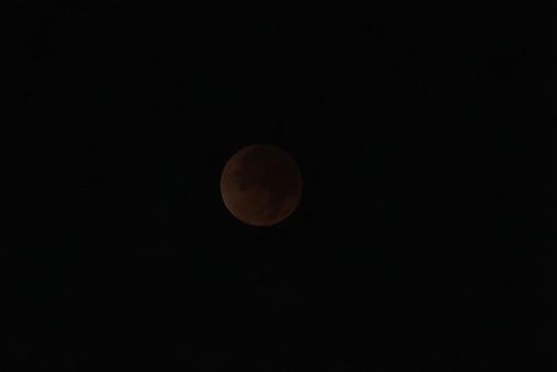 皆既月食 皆既月食の写真