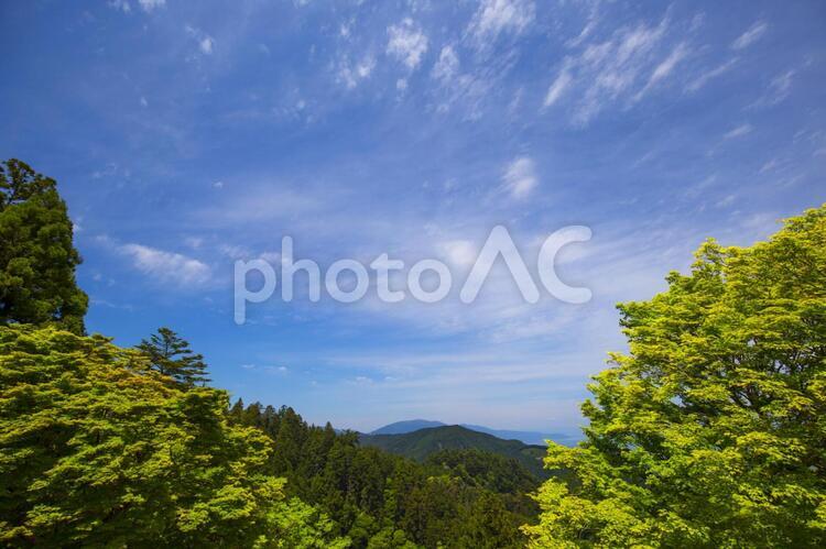 比叡山の風景 比叡山,京都,滋賀の写真素材