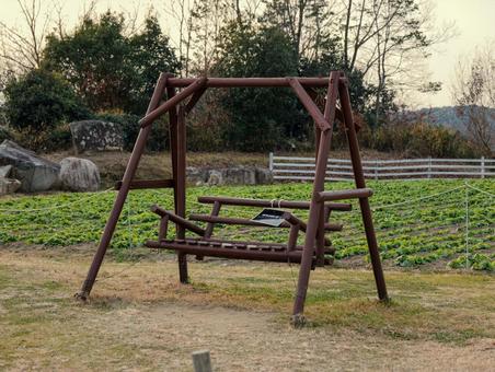 ブランコ ブランコ,ドイツの森,欧米の写真素材