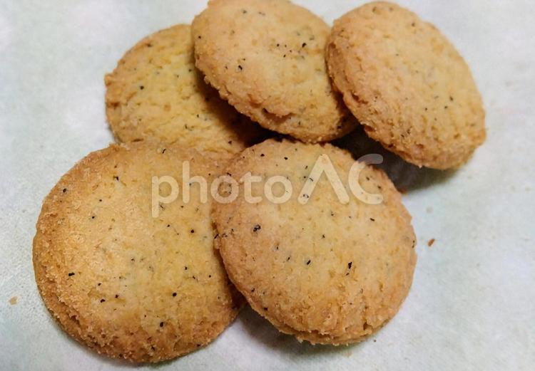 紅茶のサクサク柔らかクッキー クッキー,焼菓子,お菓子の写真素材