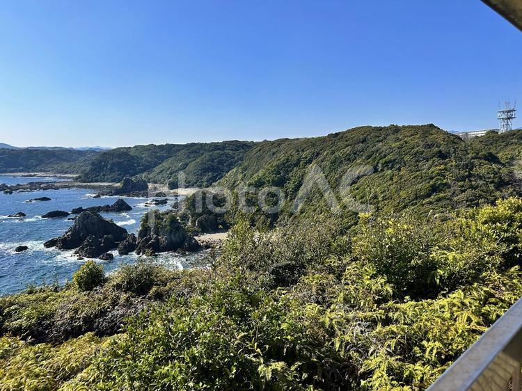 燈明台　公園　海岸　山見台 燈明崎山見台跡,和歌山県東牟婁郡太地町,太地古式捕鯨の写真素材