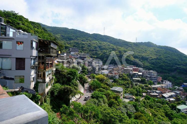 九份からの風景 九份,台湾,台北の写真素材