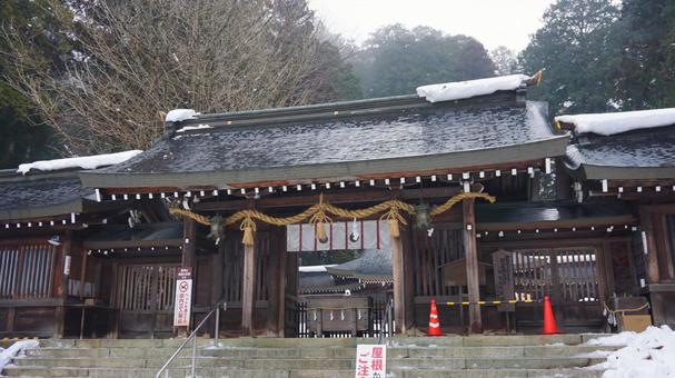 Photo, gifu prefecture, takayama city, a shrine, 