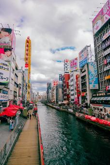 【大阪】心斎橋 大阪,心斎橋,都会の写真素材