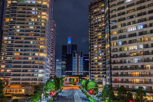 都市夜景 都市夜景 都市夜景,夜景,夜の写真素材
