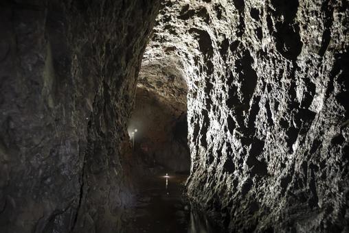 世界文化遺産 石見銀山の大久保間歩 世界文化遺産 石見銀山の大久保間歩 石見銀山,石見銀山遺跡,大久保間歩の写真素材