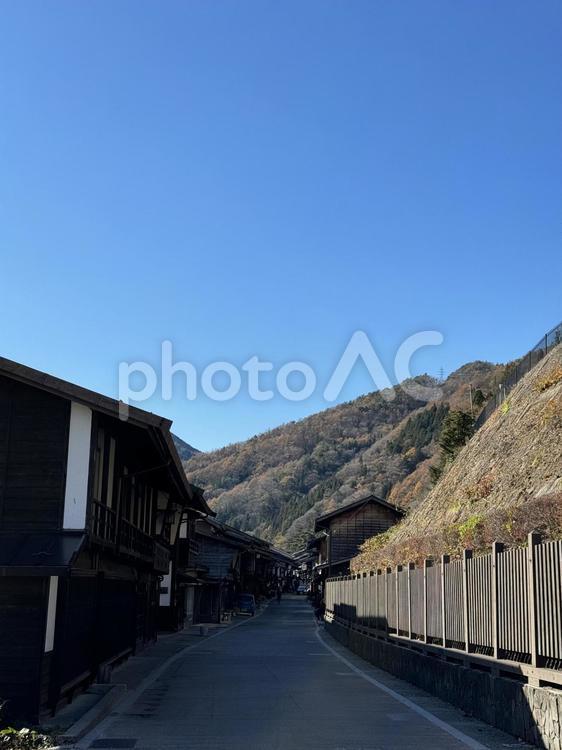 長野県塩尻市　奈良井宿 奈良井宿,長野県,塩尻市の写真素材