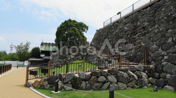 大和郡山城　天守台 大和郡山城,平山城,筒井順慶の写真素材