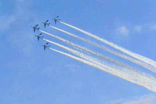 Photo, blue impulse, air festival, iruma air festival, 