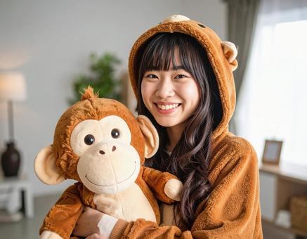 申年フォト・猿コスのさる子さん 申年フォト・猿コスのさる子さんの写真
