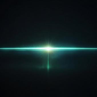 未来的なグリーンの光のテクスチャの写真