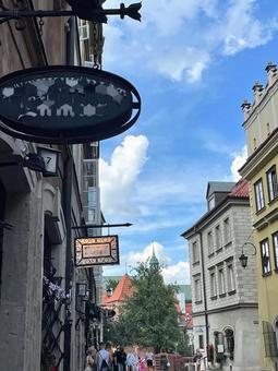 ワルシャワの街並み ワルシャワの街並み ワルシャワの街並み,warsaw,polandの写真素材