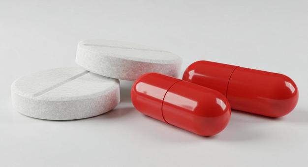 薬 錠剤とカプセル 薬 錠剤とカプセルの写真