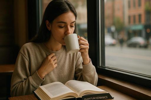 量子力学の読書時間の写真