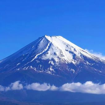 富士山と青空 富士山と青空の写真
