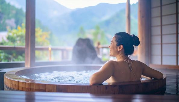 露天風呂の写真