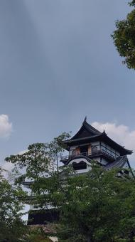 国宝、犬山城 国宝、犬山城 城,お城,犬山城の写真素材