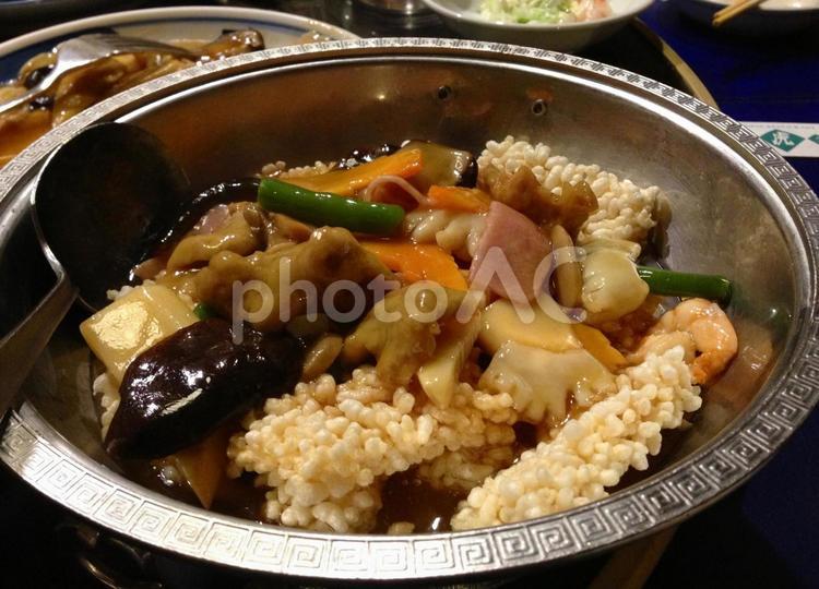 中華おこげあんかけ 中華,中華料理,おこげの写真素材