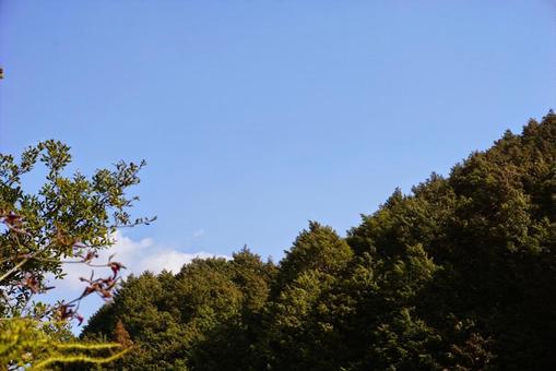 青空と山の稜線 青空と山の稜線 山,青空,稜線の写真素材