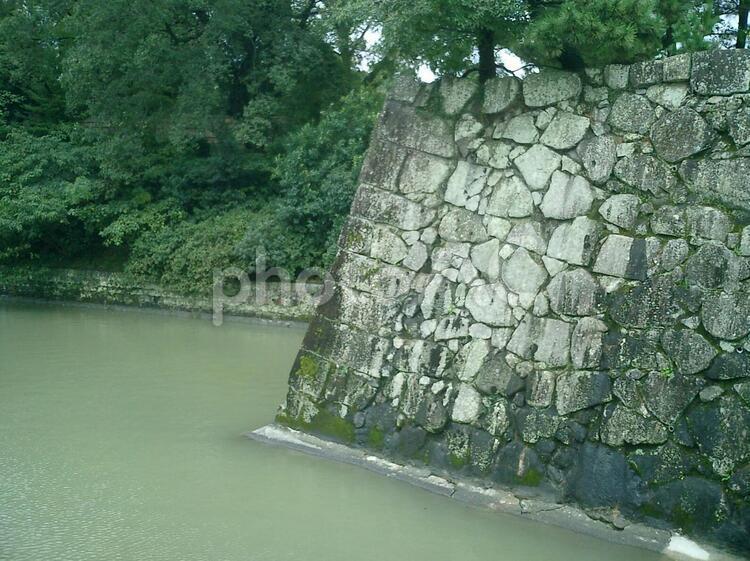 駿府城の二の丸堀 駿府城の写真素材