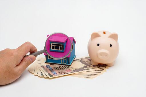 住宅診断もしくは住宅査定のイメージ 家,マイホーム,住宅の写真素材