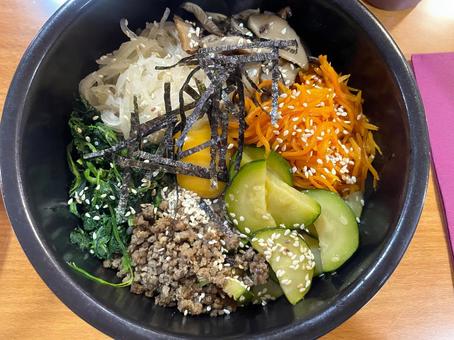 ビビンバ ビビンバ ビビンバ,韓国,ご飯の写真素材