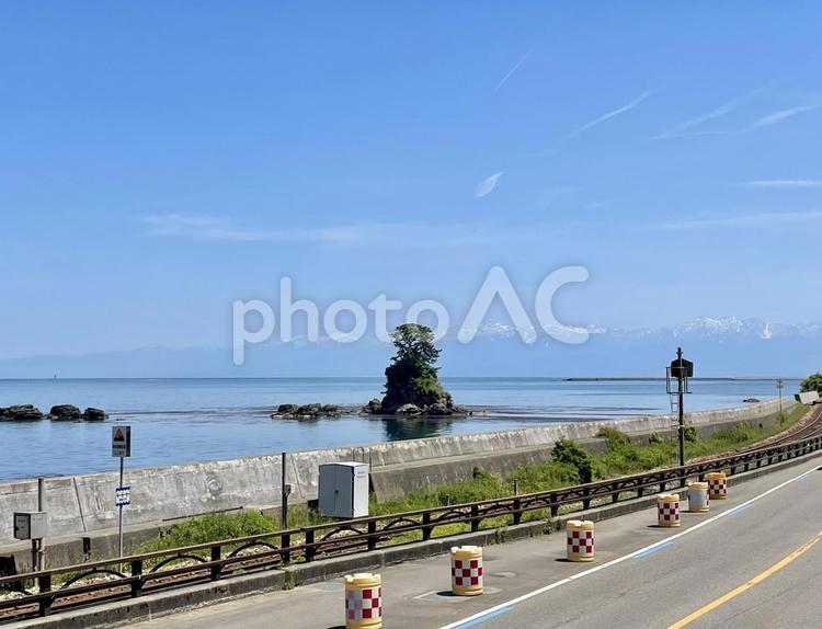 富山県　雨晴海岸 富山県,富山,雨晴の写真素材