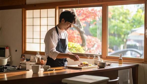 料理男子イメージ 料理男子イメージの写真