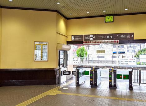JR足利駅改札前 JR足利駅改札前 駅改札,自動改札機,jr東日本の写真素材