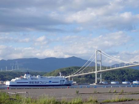 フェリー フェリー 津軽海峡フェリー,ブルーマーメイド,フェリーの写真素材
