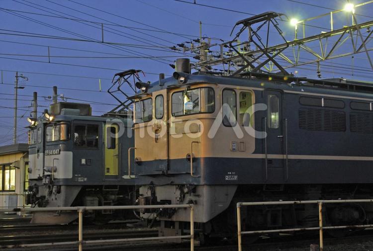 EF65　EF64　貨物列車 電気機関車,鉄道,旅行の写真素材