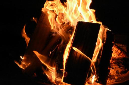 Photo, bonfire, fire, hokkaido, 