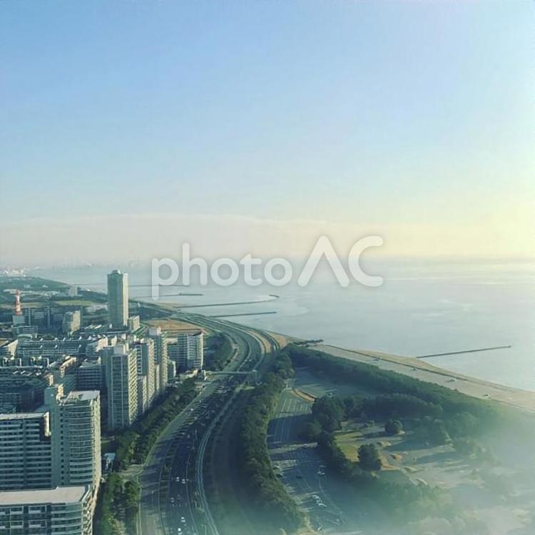 美浜区・海浜幕張の海岸 美浜区,海浜幕張,海岸の写真素材