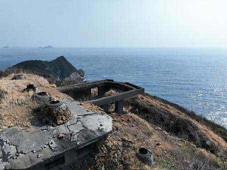 愛媛県愛南町　由良岬御所跡 由良岬御所跡,御所跡,施設の写真素材