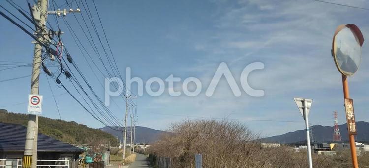 抽象的風景 抽象的,風景,電柱の写真素材