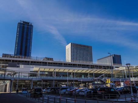 【広島県】広島駅北口 広島駅北口,広島市,新幹線口広場の写真素材