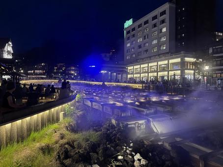 草津温泉の夜景4 草津温泉の夜景4の写真