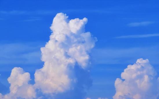 空画像・背景素材/夏の空雲・入道雲 空画像・背景素材/夏の空雲・入道雲の写真