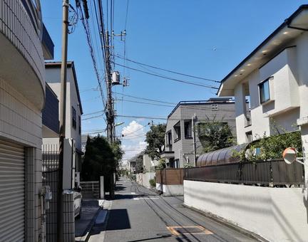 世田谷区粕谷三丁目の街並み 世田谷区粕谷三丁目の街並み 世田谷区,粕谷,粕谷三丁目の写真素材