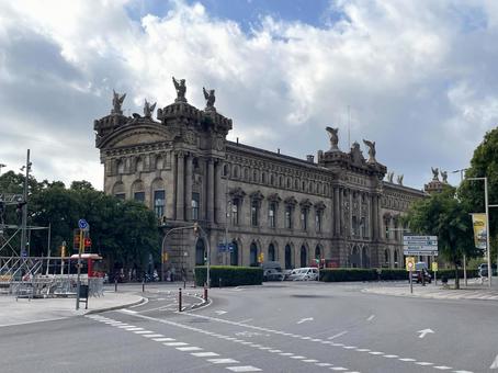 バルセロナ税関庁舎 バルセロナ税関庁舎 バルセロナ,スペイン,カタルーニャの写真素材