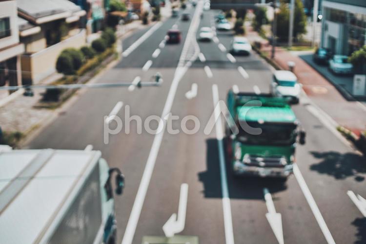 車線の多い道路ぼかし風景 道路,道,車の写真素材
