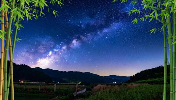 七夕 天の川 七夕 天の川の写真