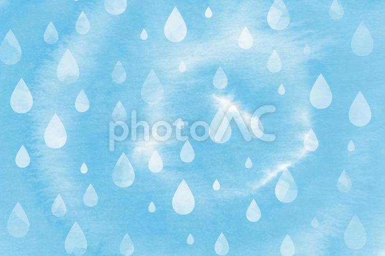 水彩／雨／背景【TKPp】 背景,壁紙,イメージの写真素材