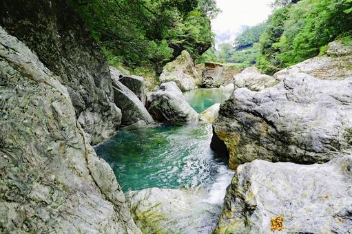 中津渓谷 仁淀川水系上流15 中津渓谷 仁淀川水系上流15の写真