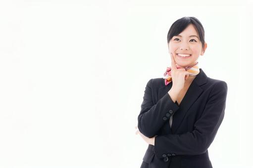 考え事をするビジネスウーマン 女性,ビジネスウーマン,ビジネスの写真素材