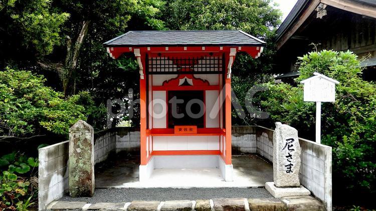 鵜戸神宮「尼さん」、宮崎県日南市 鵜戸神宮,尼さん,坊園の尼の写真素材