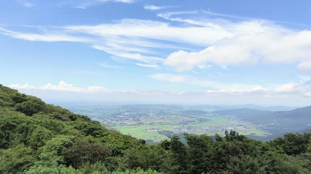 筑波山からの景色の写真